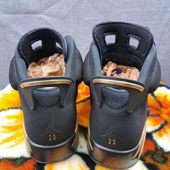 %Size 10.5 Nike Air Jordan 6 Retro DMP CT4954-007 Black/Gold Men AJ20 main image 4